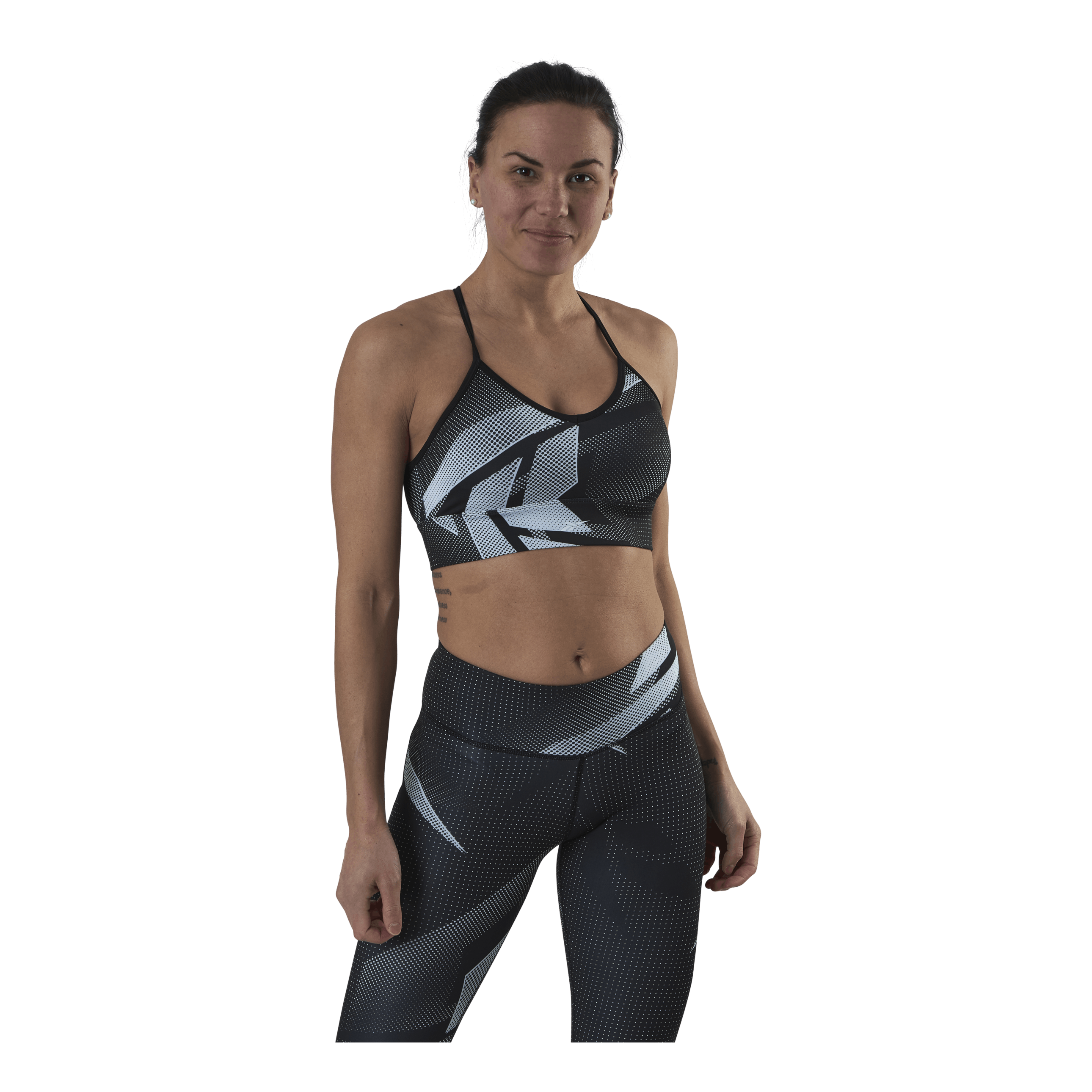 Myt Aop Tri-Back Bra Black - Reebok –