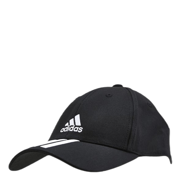 White Cap Black adidas Twill – Stripes Cotton White - 3 / Baseball /