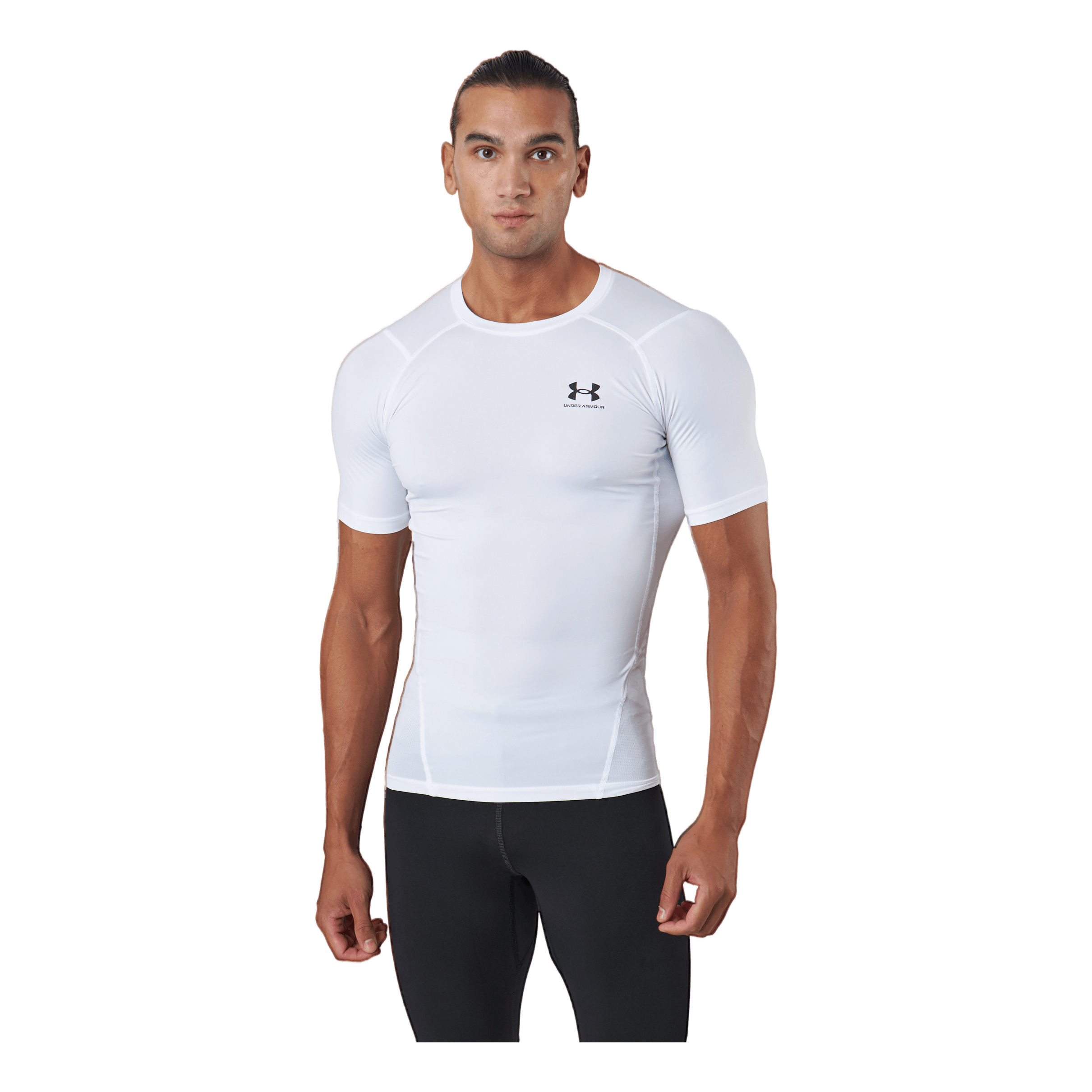 Under Armour HeatGear Compression Maglia da Padel Uomo - Carbon