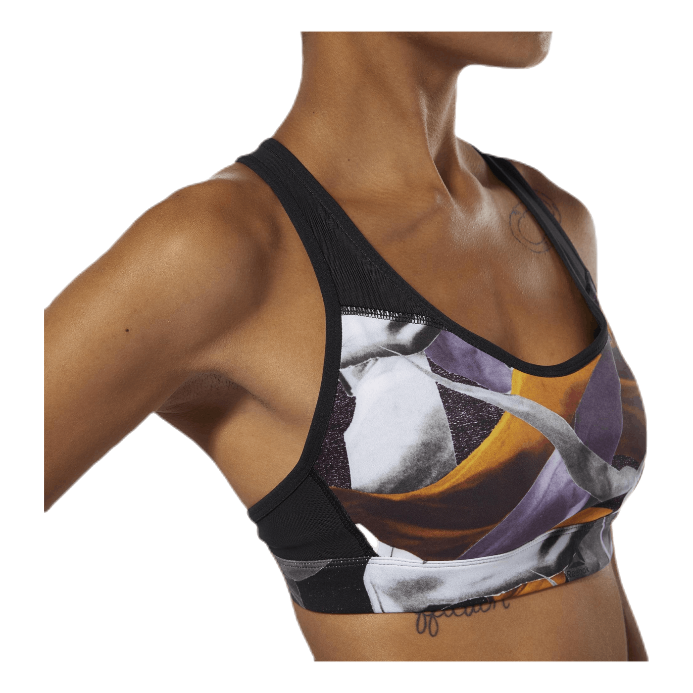 D Hero Racer Bra Padded Patterned