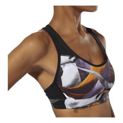 D Hero Racer Bra Padded Patterned