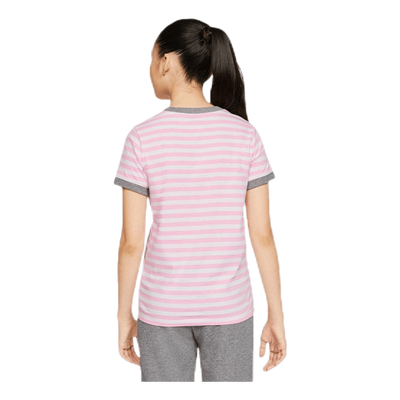 Stripe Ringer Jr Pink