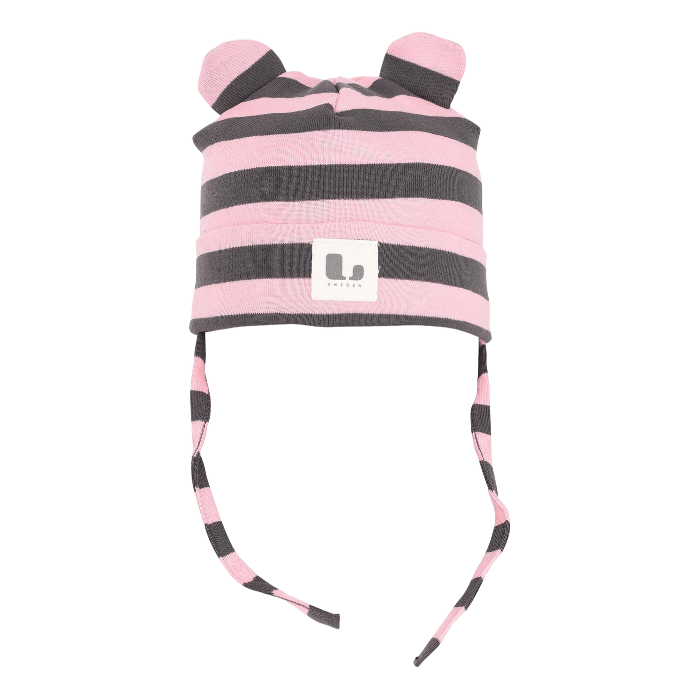 Lane Baby Hat Pink/Grey