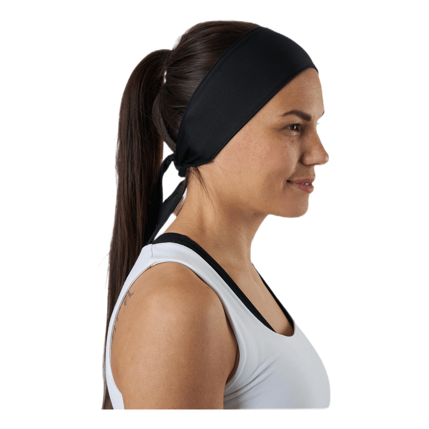 Bandana Head Tie White/Black