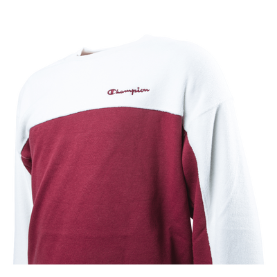 Crewneck Sweatshirt Jr Pink/White