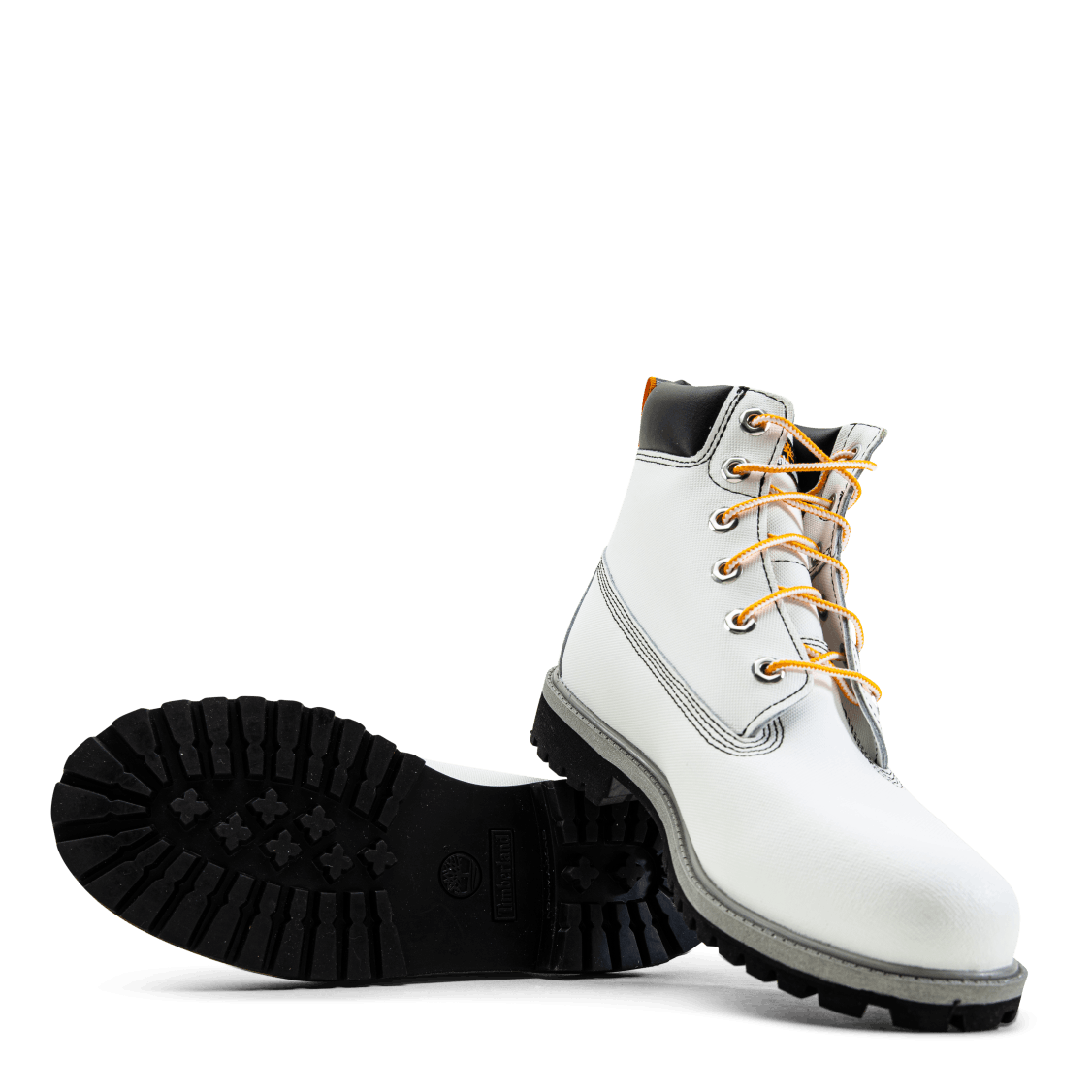 6 In Premium WP Boot Jr White