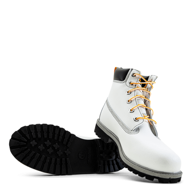 6 In Premium WP Boot Jr White