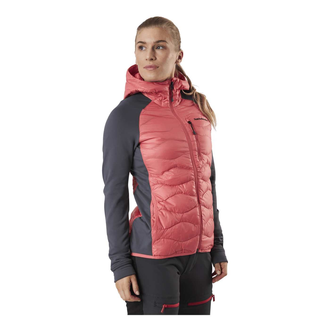 Helium Hybrid Hood Jacket Pink