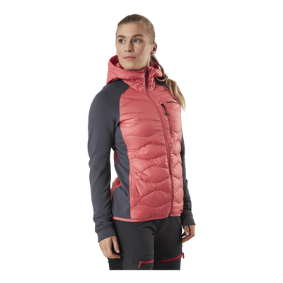 Helium Hybrid Hood Jacket Pink