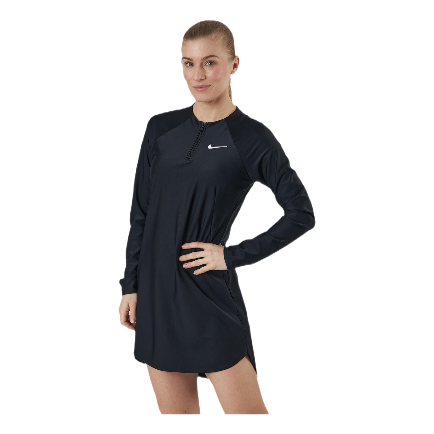 Full Coverage Swim Tunic Black