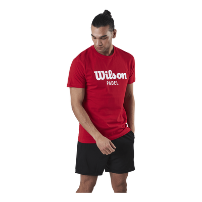 Padel Scrpt Tee Red