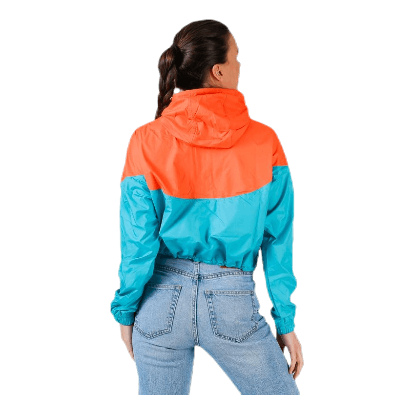 Heritage Windbreaker Jacket Orange/Turquoise