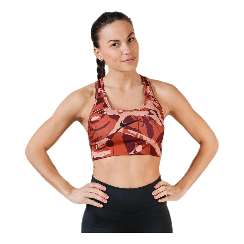 Swoosh Floral Camo Bra Pink/Black