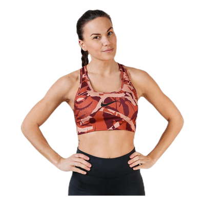 Swoosh Floral Camo Bra Pink/Black