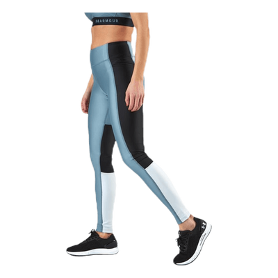 UA HG Armour Perforation Inset Leggings Turquoise