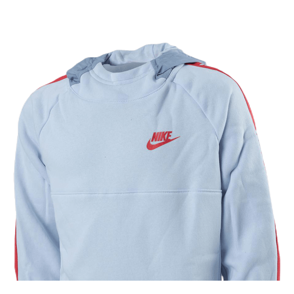 Hybrid 1/2 Zip Fleece Jr Blue/White