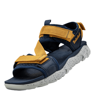 Ripcord 2 Strap Sandal Black/Yellow