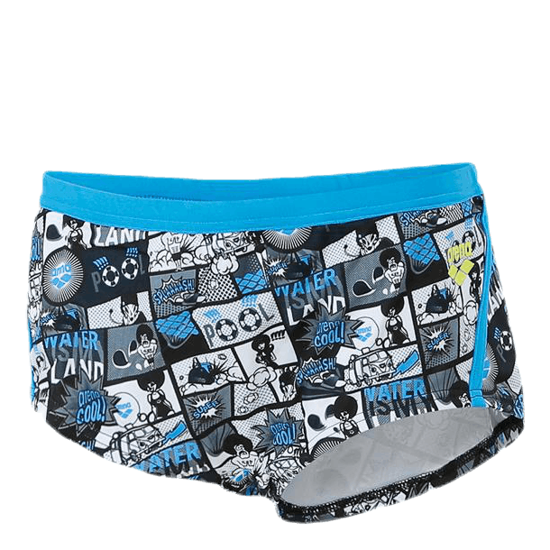 Comics Lowwaist Short Blue/Grey