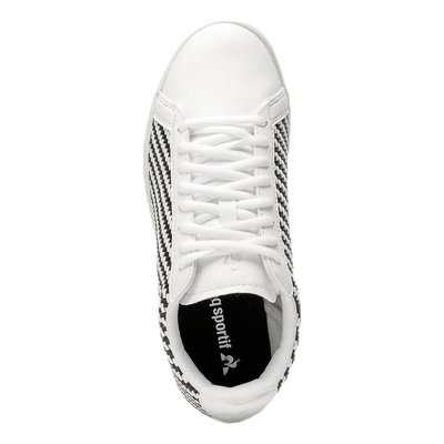 CourtsetT W Woven  White/Black