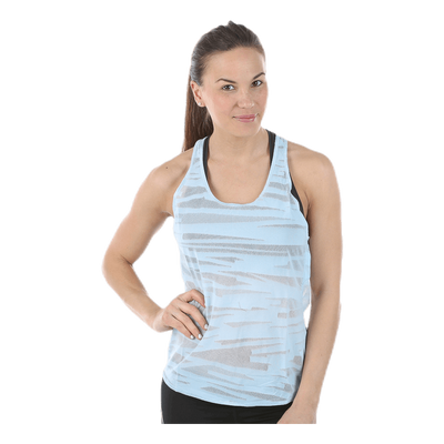 Mesh It Up Layer Tank Blue/Patterned