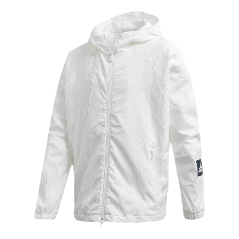 Prime Blue Recycled Wind Jacket White