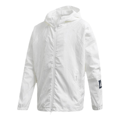 Prime Blue Recycled Wind Jacket White