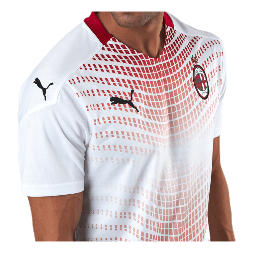 AC Milan Away Shirt Replica White/Red