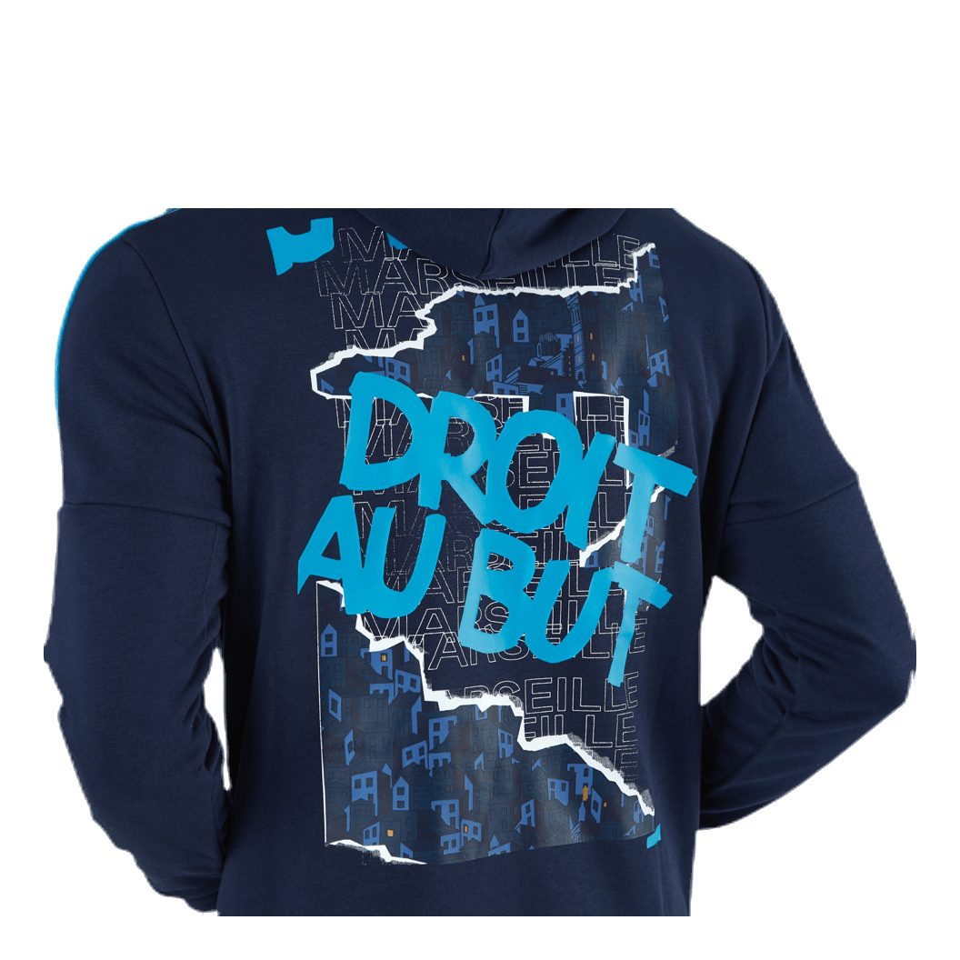 Olympique Marseille Culture Hoody II Blue