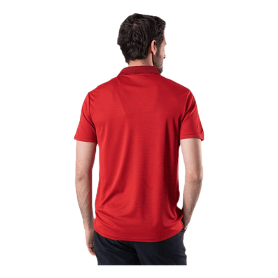 Microstripe Polo Red