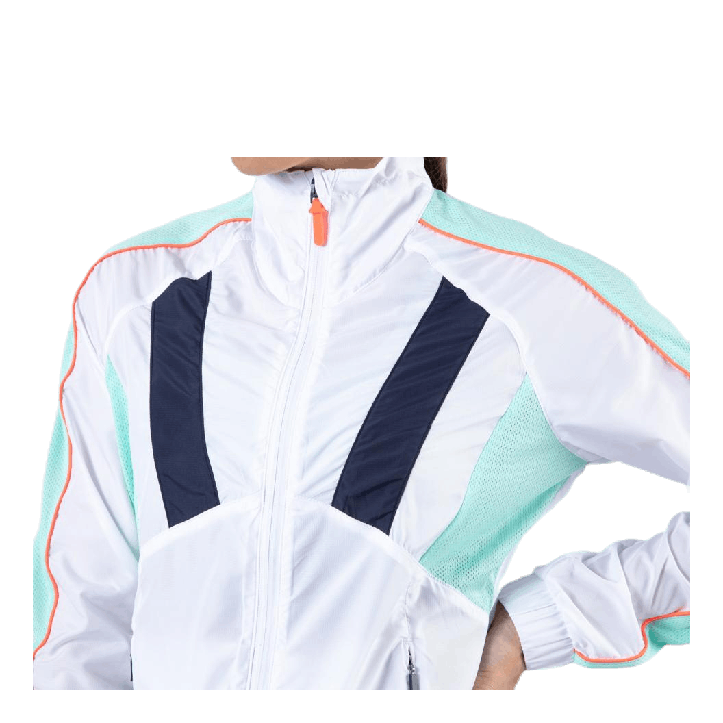 Trophy Zip Jacket White