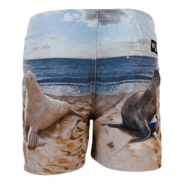 Niko Swim Shorts Beige