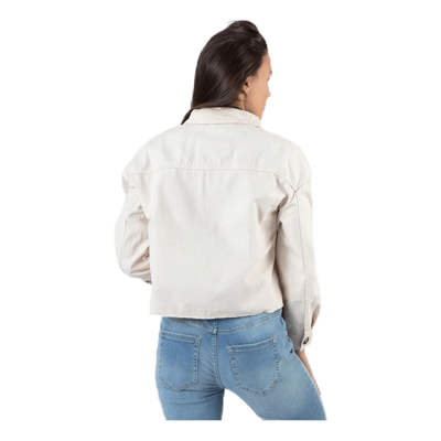 Marina Crop Jacket Grey