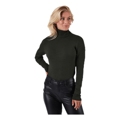 Karol L/S Rollneck Pullover Knt Black