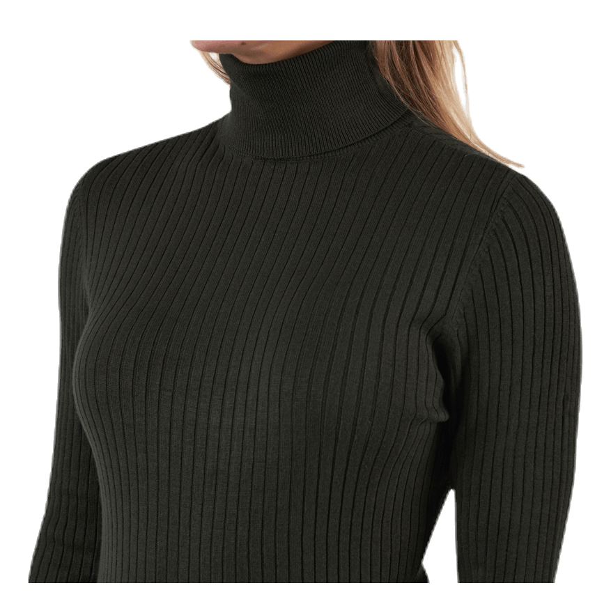 Karol L/S Rollneck Pullover Knt Black