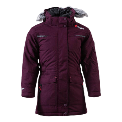 Gitte Girl Melange Parka W-PRO 10000 Purple