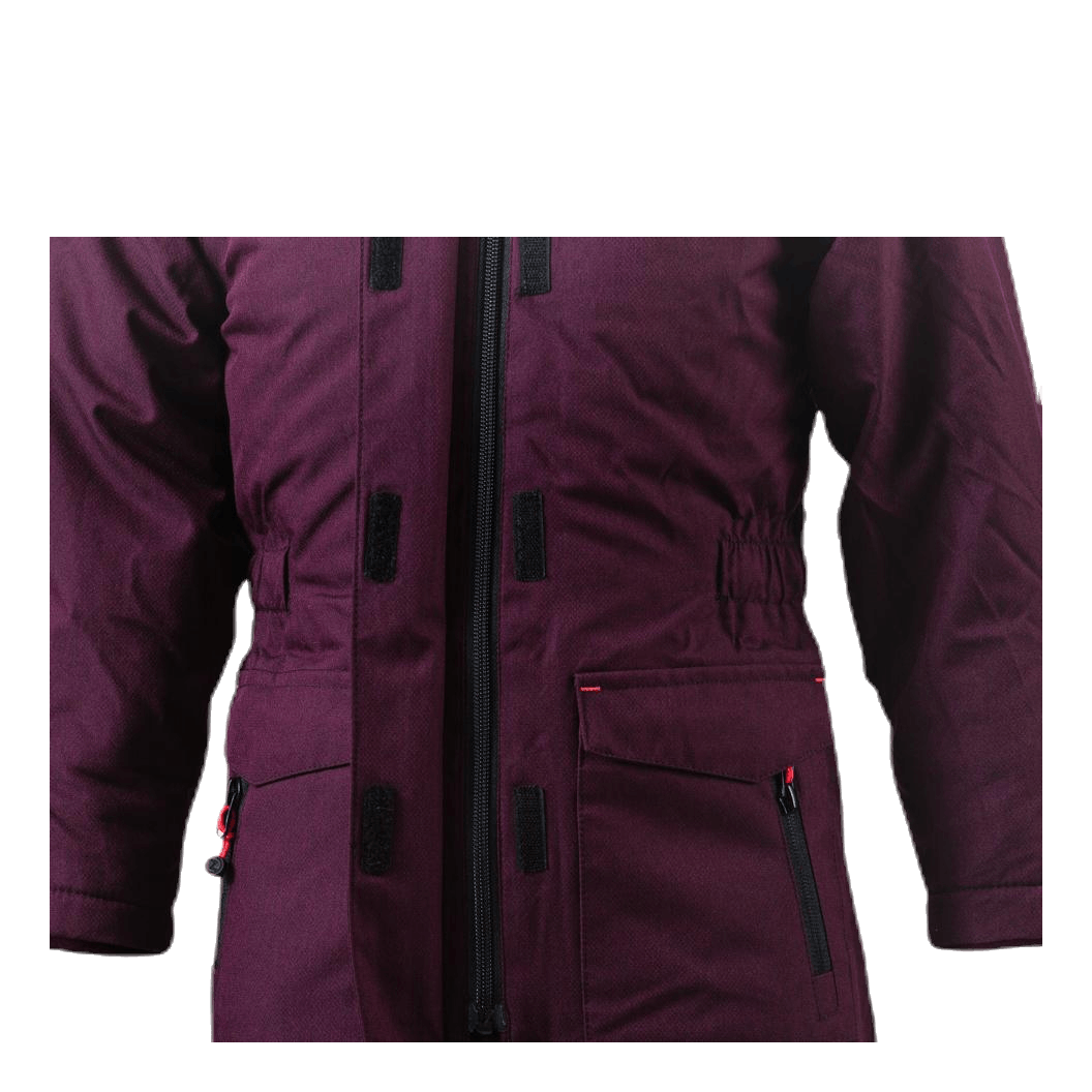 Gitte Girl Melange Parka W-PRO 10000 Purple