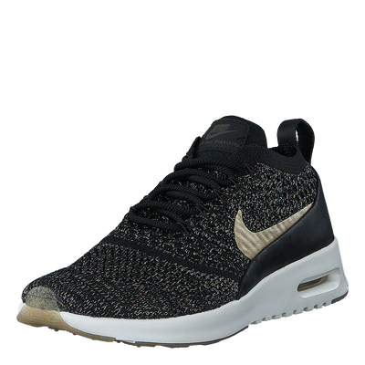 W Air Max Thea Ultra Mtlc Black/Mtlc Gold Star-Ivory