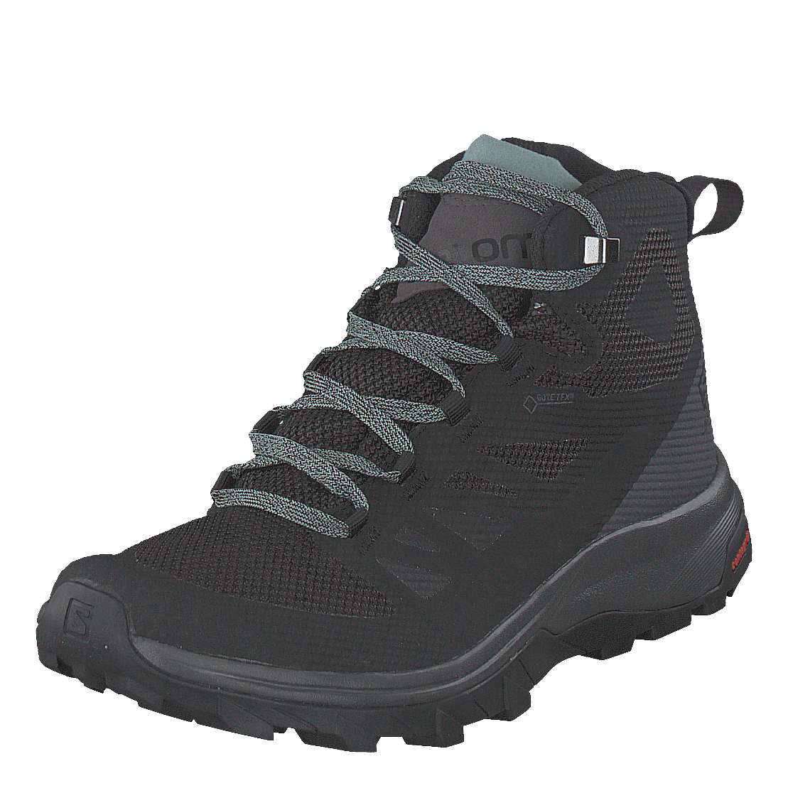 Outline Mid Gtx® W Black/magnet/greenmilieu