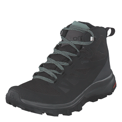 Outline Mid Gtx® W Black/magnet/greenmilieu