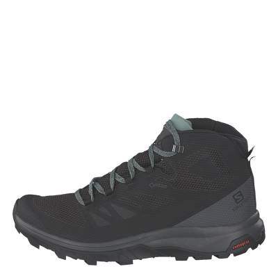 Outline Mid Gtx® W Black/magnet/greenmilieu