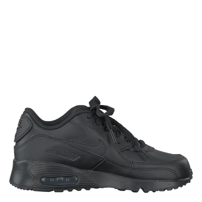 Boys' Air Max 90 Leather Little Kids Black/black