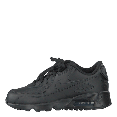 Boys' Air Max 90 Leather Little Kids Black/black