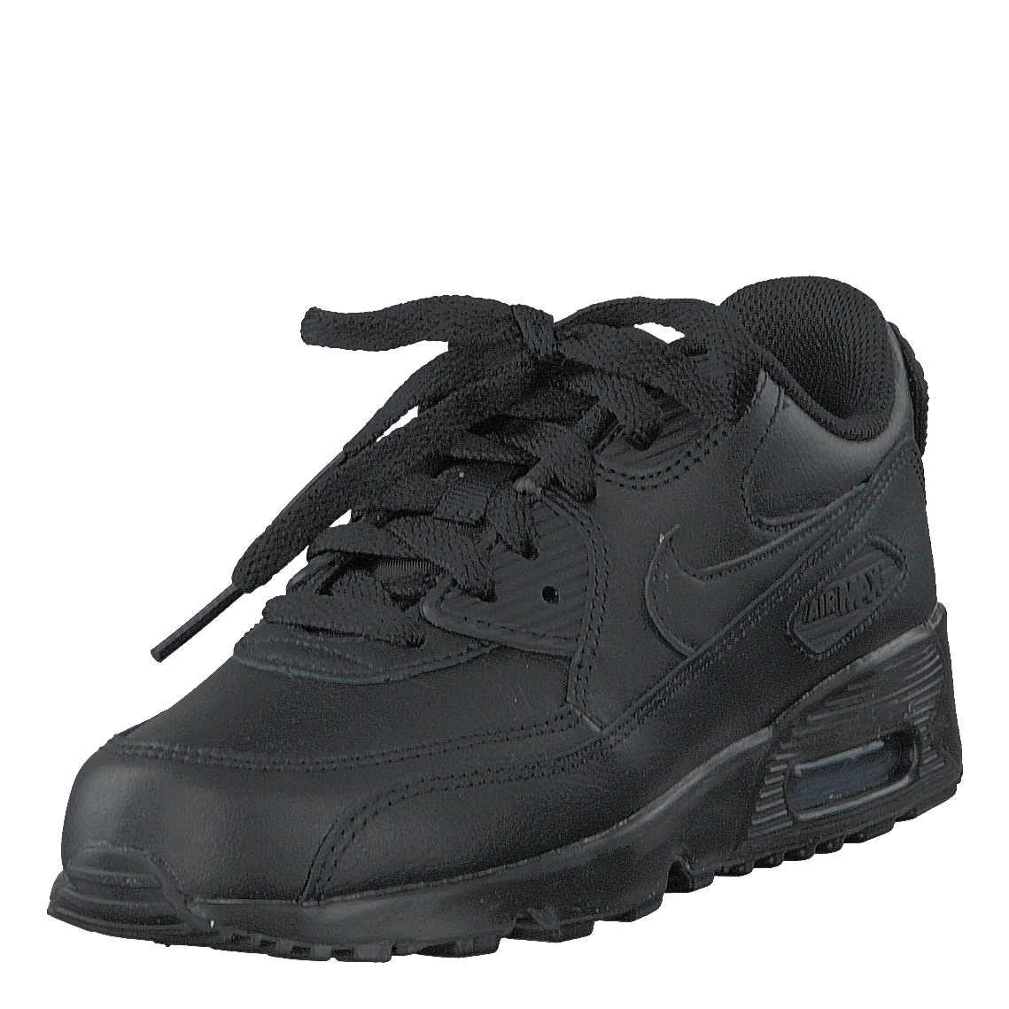 Boys' Air Max 90 Leather Little Kids Black/black