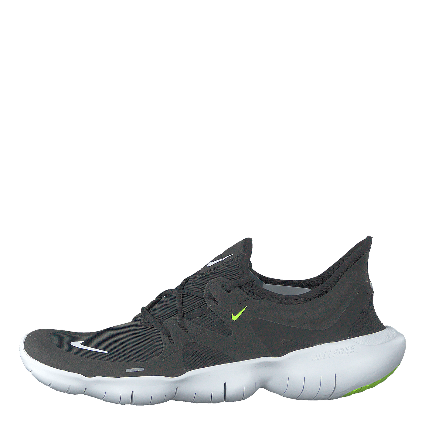 Wmns Free Rn 5.0 Black/white-anthracite-volt