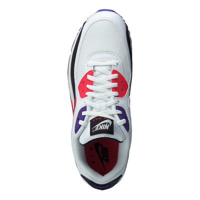 Air Max '90 Essential White/red Orbit-psychic Purple