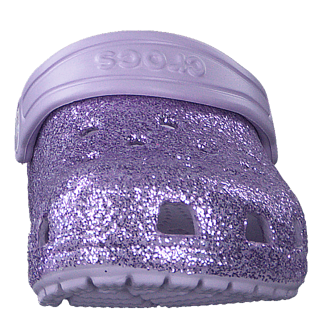 Classic Glitter Clog Kids Lavender