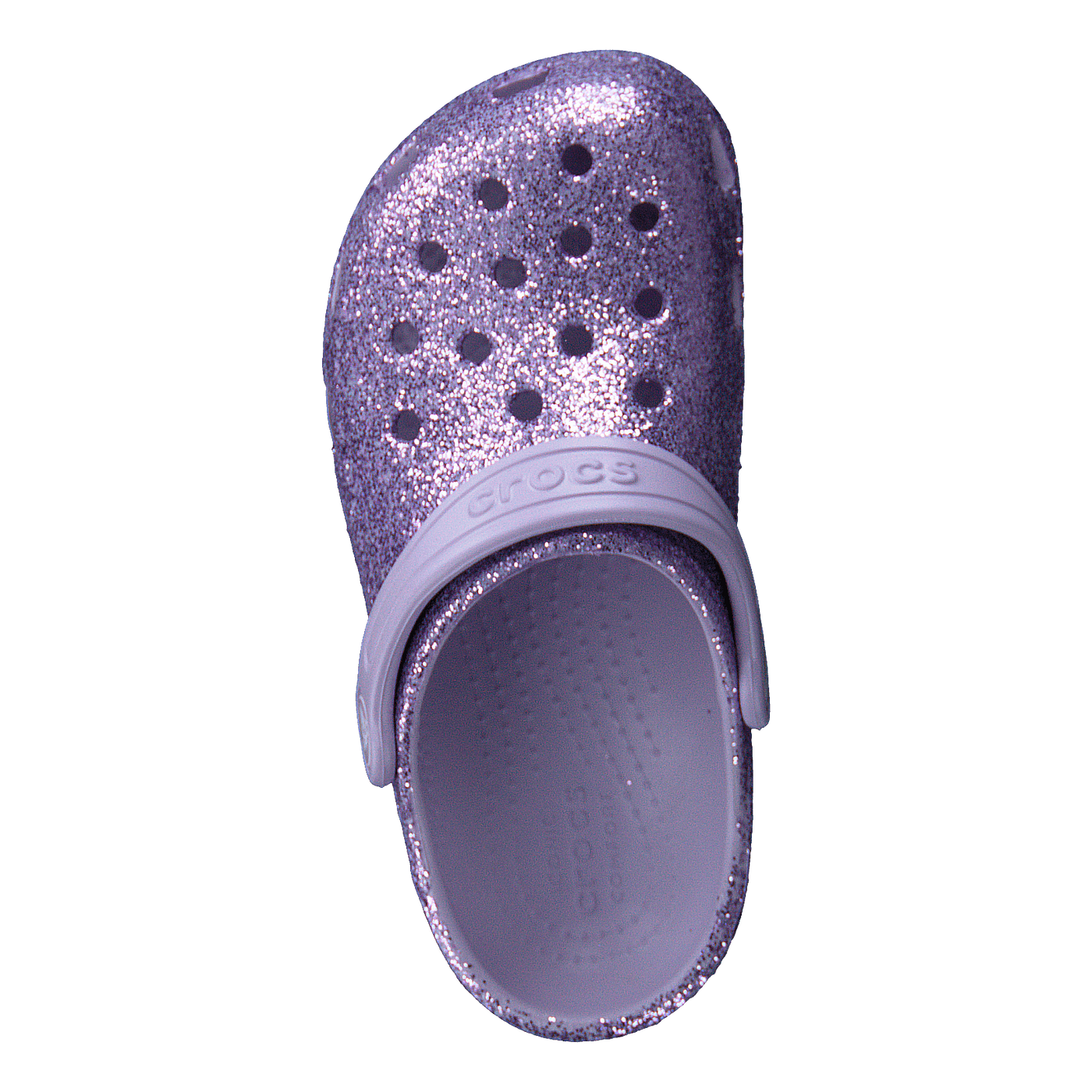 Classic Glitter Clog Kids Lavender