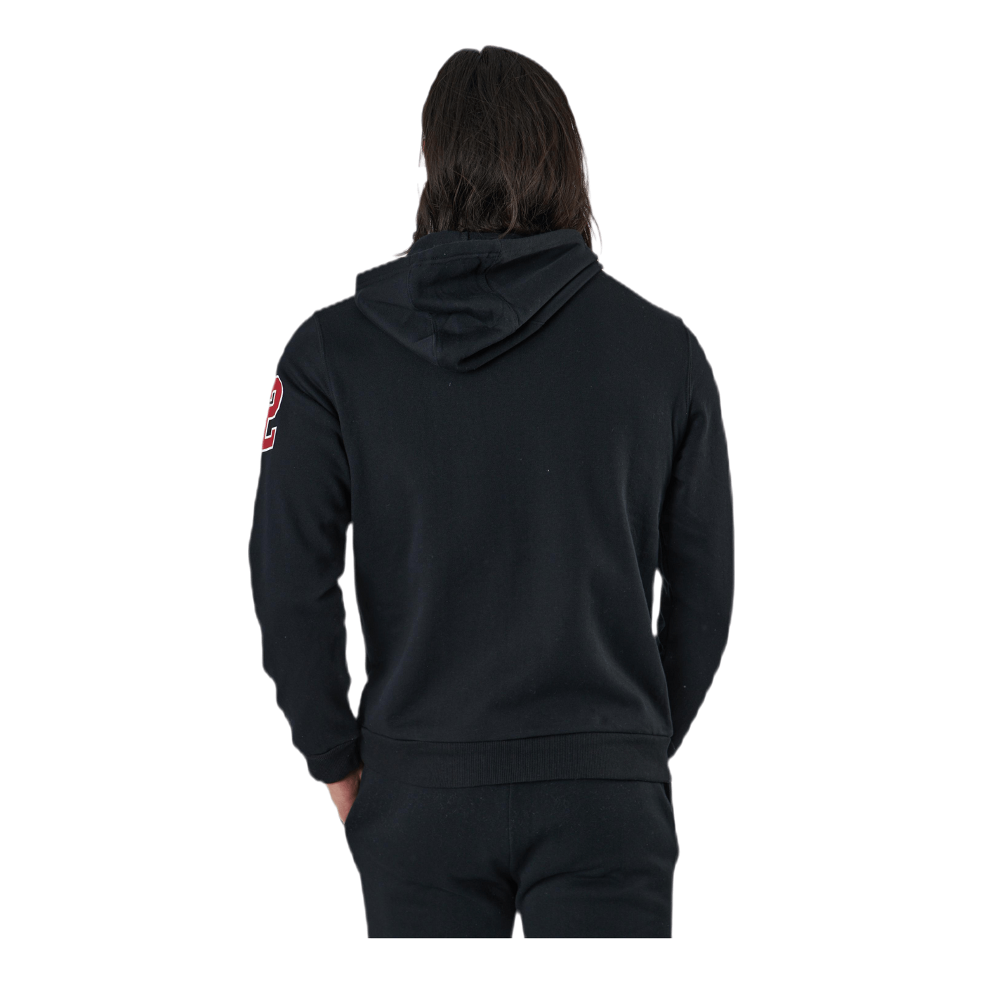 Alpha Full Zip Hood Black