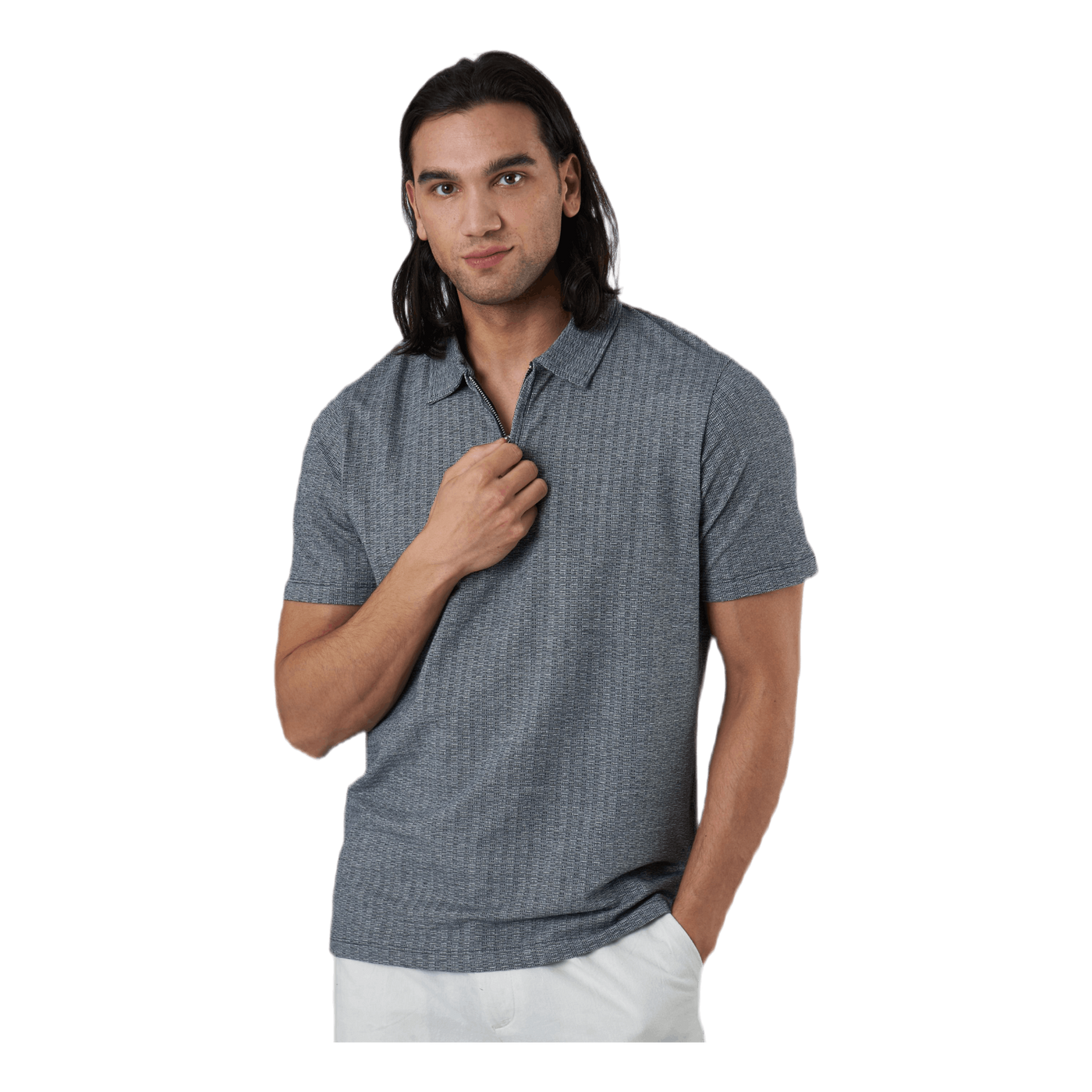 Asher Ss Polo Blue