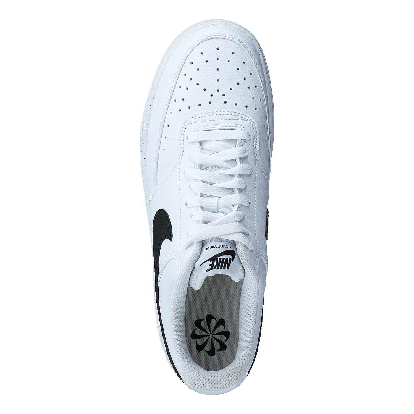 Court Vision Low Next Nature Men's Shoes WHITE/BLACK-WHITE